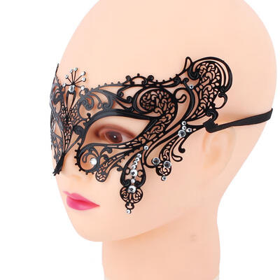 

Greensen Black Sexy Half Face Mask Eye Mask for Halloween Ball Party Dance Mask