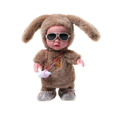 

Tailored Cute baby bottle enameled doll multi-functional plush toy