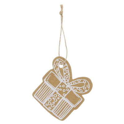 

〖Follure〗Merry Christmas Craft Paper Gift Tags Label Hanging Cards Xmas Printing 50PCS
