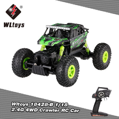 

Original Wltoys 18428-B 118 24G 4WD Electric RTR Off-Road Rock Crawler Climbing RC Car