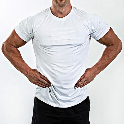 

Mens Slim Fit O Neck Short Sleeve Muscle Tee Shirts Casual T-shirt Tops Blouse