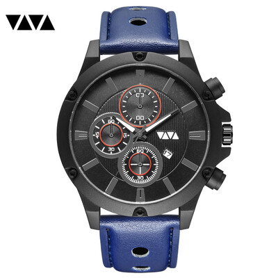 

Watches Men Fashion Brand Luxury Mens Quartz Sports Military Wristwatch Leather Casual Waterproof Clock Male Relogio Masculino