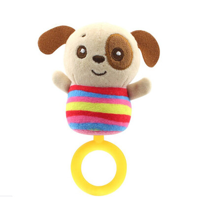 

Siaonvr Newborn Baby Infant Animal Soft Rattles Teether Hanging Bell Plush Bebe Toys