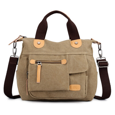 

Sailing bag womens Korean style fashion individual canvas single-shoulder bag retro-casual casual large-capacity travel ba