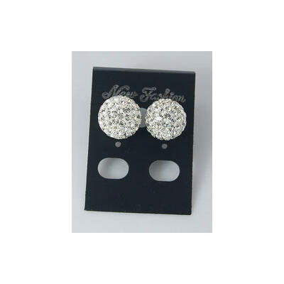 

Rhinestone Stud Earrings Crystal 20x10mm