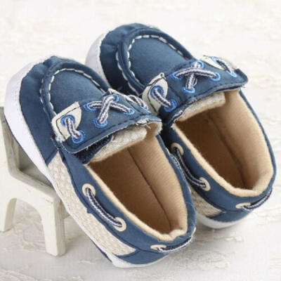 

Autumn Newborn Infant Baby Boys Crib Shoes Soft Sole Shoes Casual Canvas Shoes