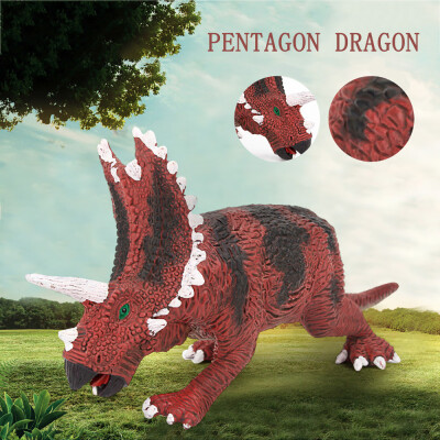 

YIWULAEducational Simulated Pentagon Dragon Model Kids Children Dinosaur Model Toy