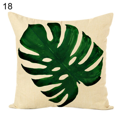 

Sparse Monstera Leaves Square Throw Pillow Case Cushion Cover Sofa Bed Car Decor