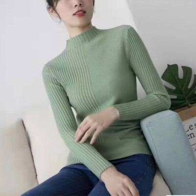 

9 Colors Women Sweaters Autumn Winter Solid Knitted Sweater Pullover Female O-Neck Slim Jumper Pull Femme Hiver Knit Tops