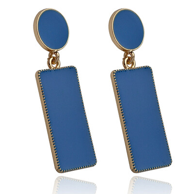 

Retro Long Fringing Earring Fashion Black Blue Green Yellow Enamel Drop Dangle Drop Earrings Jewelry Accessory For Women