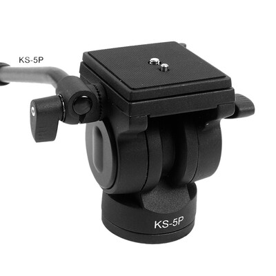 

Diat KS-5P Video Ball Head Tripod Rocker Arm Fluid Head for DSLR Camera Tripod