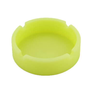 

Siaonvr Luminous Silicone Rubber High Temperature Heat Resistant Round Design Ashtray