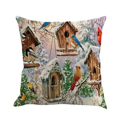 

Tailored Christmas Pillow Cover Pillowcases Decorative Sofa Cushion Cover 45x45cm