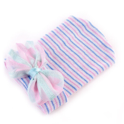 

Newborn Baby Infant Girl Comfy Big Flower Bowknot Hospital Cap Beanie Hat Sequin