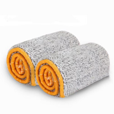 

2× Double Sided Lazy Mop Self Wringing Non Hand Washing Magic Floor Cleaning