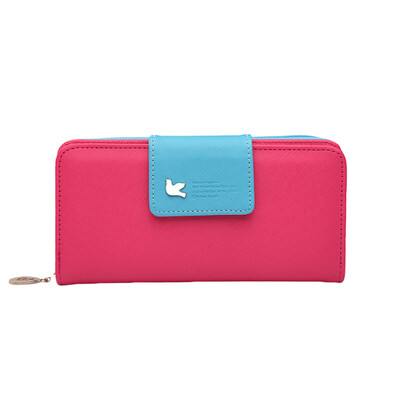 

Fashion Faux Leather Women Wallet Long Purse Clutch Hasp Zipper Card Coin Holder