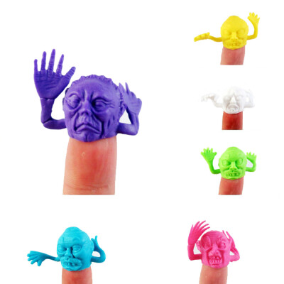 

〖Follure〗6pcs Animal Finger Puppet Color Face Doll Child Baby Early Education Toys Gift