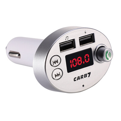 

〖Follure〗Dual USB Bluetooth Handsfree Car Kit Charger FM Transmitter MP3 Player A2B3