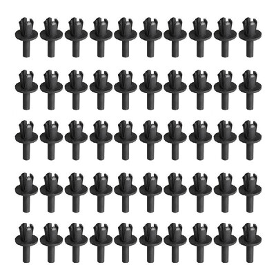 

50Pcs Car Nylon Bumper Fasteners Fender Rivet Clips Retainer Pin Rivets Trim Moulding Clip for Mercedes-Benz