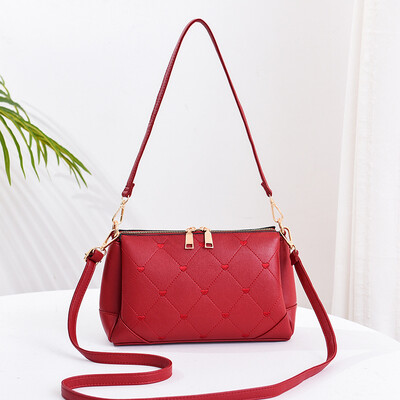 

Female bag 2019 cool new handbag female PU leather Korean fashion handbags Messenger shoulder bag