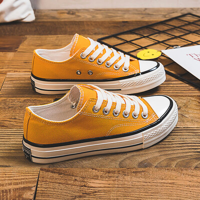 

Canvas shoes female Joker student shoes 2019 tide shoes ins black retro new Korean version of autumn shoes