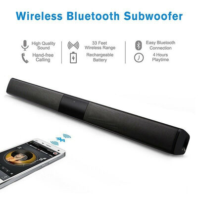 

Wireless Bluetooth TV Soundbar 2 4 Speakers Sound Bar Home Theater Subwoofer