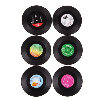 

6PCS Useful Vinyl Coaster Cup Drinks Holder Mat Tableware Placemat