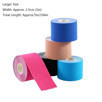

Cotton Athletic Sports Tape Sports Muscle Tape Medical Tape for Knee Splint Shoulder Muscle Length Self Adherent bandage First Aid