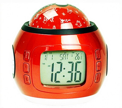 

Projection Wizard Alarm Mute Electronic Alarm Clock Creative Luminous Lazy Multifunction Children Small Alarm Clock