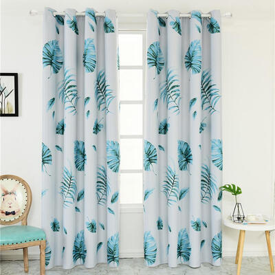 

Blackout Curtains Tropical Print Living Room Bedroom Windows Drapes Curtain