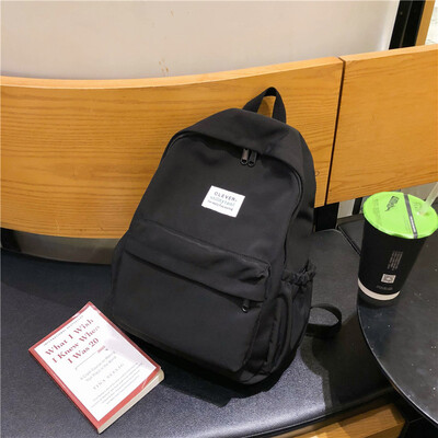 

Japanese schoolbag female Korean version of high school students simple ins ancient feeling of girls bf shoulder bag on campus