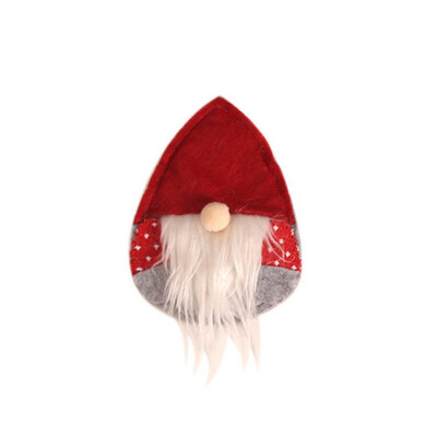 

Hat Design Knife Spoon Fork Bag Christmas Silverware Holder Pockets Candy Cover Party Wedding Holiday Decoration