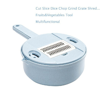

Multifunctional Slicer Vegetable Cutter with Stainless Steel Manual Environment Friendly Material Potato Peeler Carrot Grater Dic