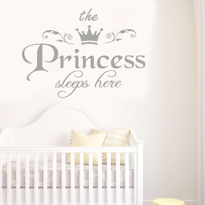 

〖Follure〗The Princess Decal Living Room Bedroom Vinyl Carving Wall Decal Sticker