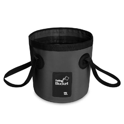 

12L 20L Waterproof Water Bucket Outdoor Fishing Bucket Folding Water Container for Camping Picnic Washing Cleaning