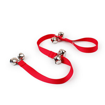 

Dog Cat Pet Traction Rope Chain Adjustable Doorbells Training And Housebreaking Clicker Leash