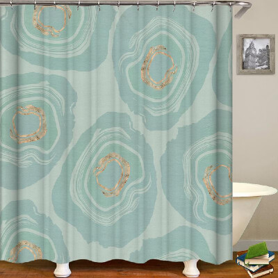 

Shower Curtain Fresh Style Blackout Curtains Waterproof Mildew-proof Bathroom Curtain 71"x71"