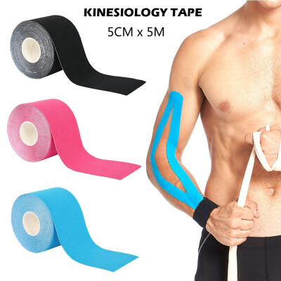 

1PCS 5CM5M Muscle Bandage Sports Kinesiology Tape Roll Cotton Elastic Adhesive Strain Injury Muscle Sticker