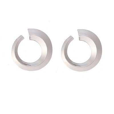 

Irregular Geometric Circle Earrings for Women Retro Gold Silver Twisted Round Statement Stud Earring Fashion Jewelry Oorbellen