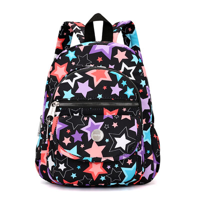 

Fashion double shoulder bag female bag printed cloth bag leisure large capacity anti-splashing nylon Oxford cloth bag tide