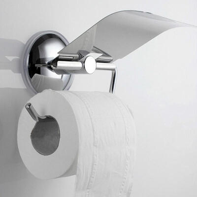 

Greensen Stainless Steel Wall-mounted Scution Cup Toilet Roll Paper Tissue Holder Bathroom Hotel