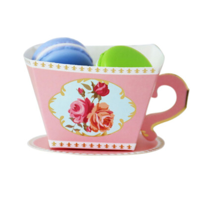 

50pcs Creative Teacup Design Wedding Gift Box Candy Box Kid Favors&Wedding Engagement Birthday Supplies