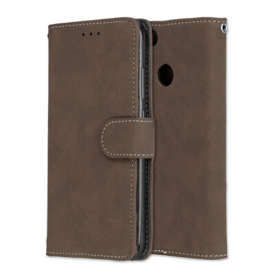 

MOONCASE Millet Mi A1 Mi 5X Vintage Scrub 3 Card Case - Brown