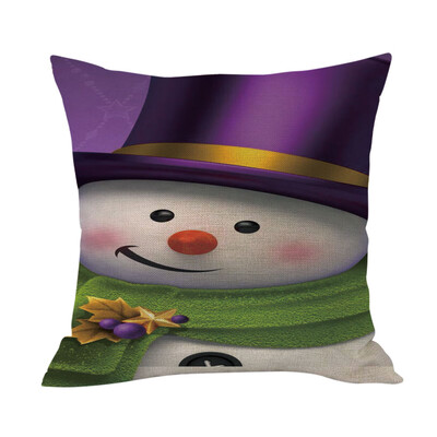 

Tailored Merry Christmas Cushion Cover Square Pillow Case Home Decor