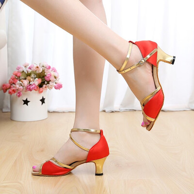 

Rose Womens Rumba Waltz Prom Ballroom Latin Salsa Dance Shoes Square Dance Shoes