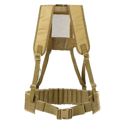 

H-harness Multicam Gear Suspenders Vest Belt Condor Belt Combination Molle Hunting Training Battle Rig Vest Padded Waist Belt