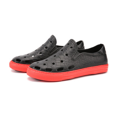 

Rose Summer Casual Couple Flats Breathable Antiskid Light Slippers Beach Hole Shoes