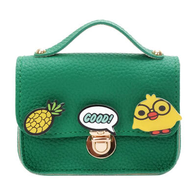 

Cute Cartoon Kids Chain Messenger Purse Baby Girls Leather Shoulder Handbag