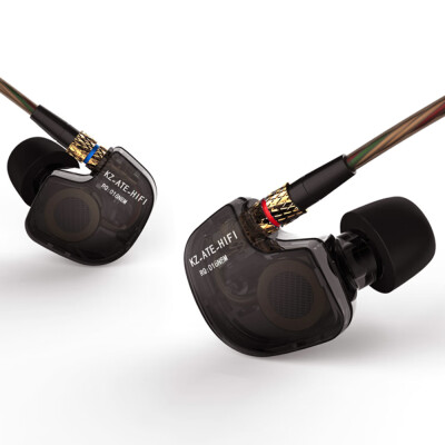 

KZ ATE 35mm In Ear Headphones HiFi Stereo Music Headset Copper Driver Earphones Noise Canceling Sport Earbuds
