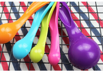 

Colorful Measuring Spoons for Dry or Liquid Fits in Spice Jar Set of 5